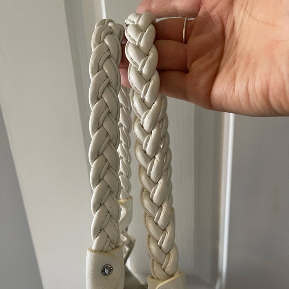 NINE WEST white soft leather bag - Picture 11 of 13